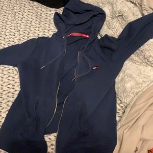 Tommy Hilfiger Navy Blue Zip Up